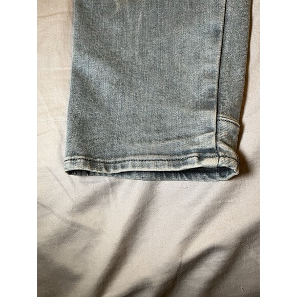 G Star Raw Jeans Men 36x34 Gray 3D Zip Knee Super Slim Moto Biker Faded 5620 - Picture 9 of 16